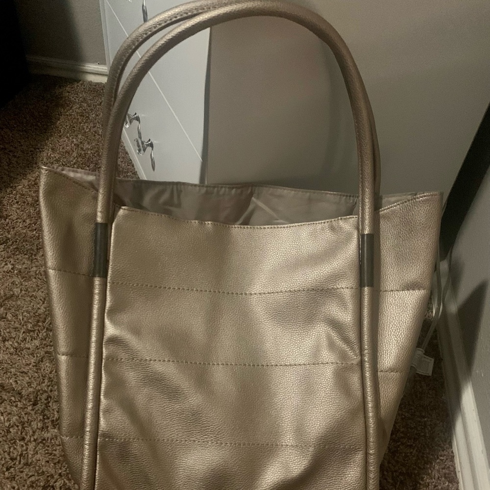 Neiman Marcus leather tote bag